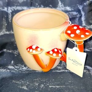 Mushroom ceramic mug